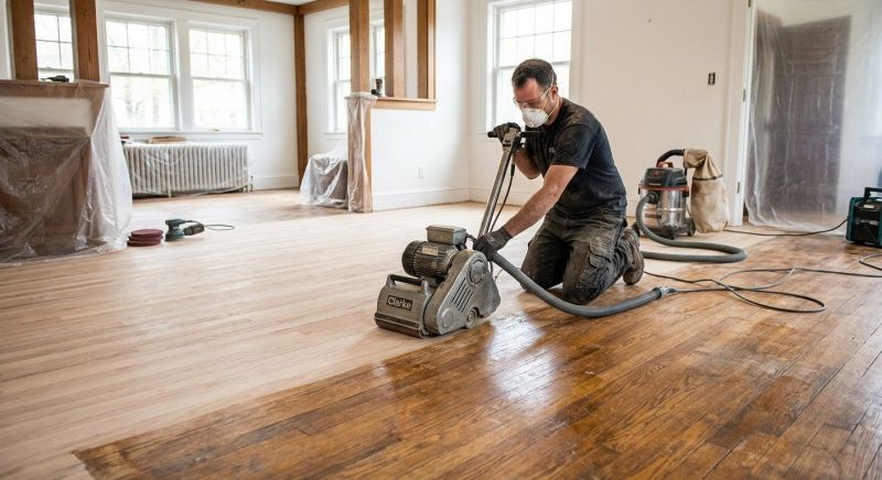 Ash Floor Refinishing in Alpharetta, GA